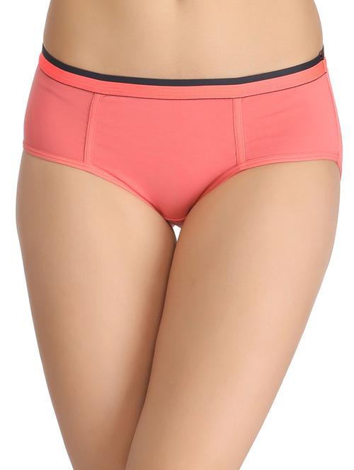 solid peach cotton panty - 12298210 - Very Small Image - 1