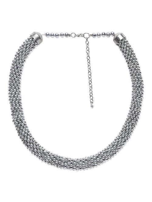 silver beaded rope necklace - 1229937 - Very Small Image - 1
