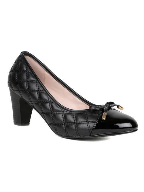 black synthetic pump - 12303656 - Very Small Image - 1