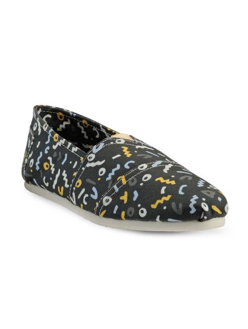 black canvas casual slipon - 12306742 - Very Small Image - 1