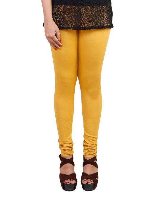 yellow cotton leggings - 12309552 - Very Small Image - 1