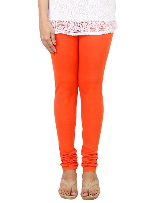 red cotton leggings - 12309556 - Very Small Image - 1