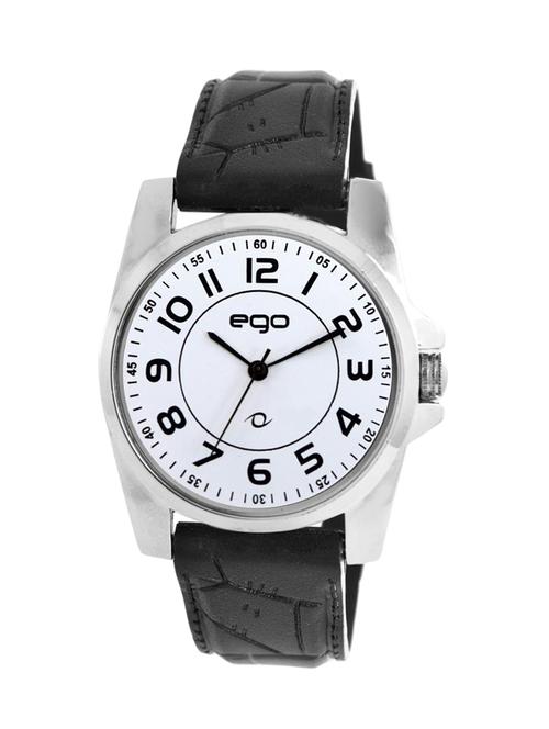 ego by maxima white dial analog watch - e-40463pagi - 12309649 - Very Small Image - 1
