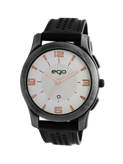 ego by maxima white dial analog watch - e-40402pagg - 12309660 - Very Small Image - 1