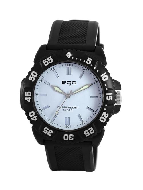 ego by maxima white dial analog watch - e-41180ppgn - 12309665 - Very Small Image - 1