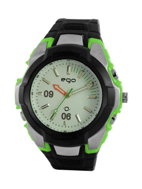 ego by maxima white dial analog watch - e-41082ppgn - 12309700 - Very Small Image - 1