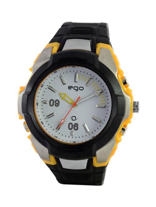 ego by maxima white dial analog watch - e-41086ppgn - 12309701 - Very Small Image - 1