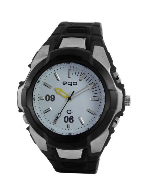 ego by maxima white dial analog watch - e-41080ppgn - 12309706 - Very Small Image - 1