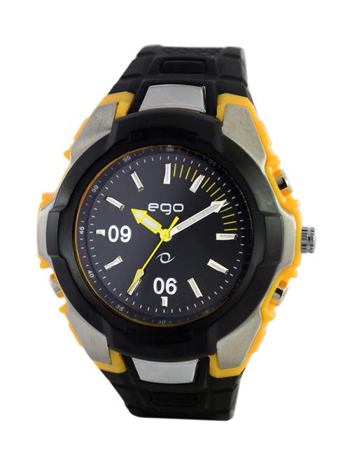 ego by maxima black dial analog watch - e-41087ppgn - 12309715 - Very Small Image - 1
