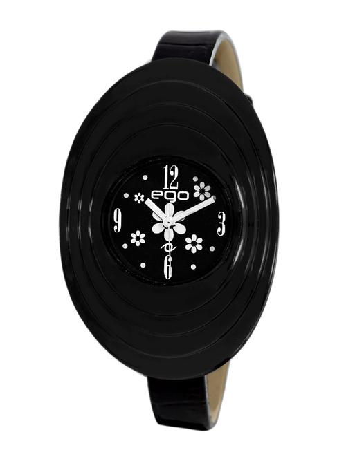 ego by maxima black dial analog watch - e-38506lalb - 12309733 - Very Small Image - 1