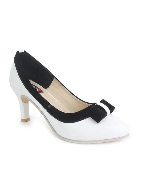 white synthetic pump - 12312242 - Very Small Image - 1
