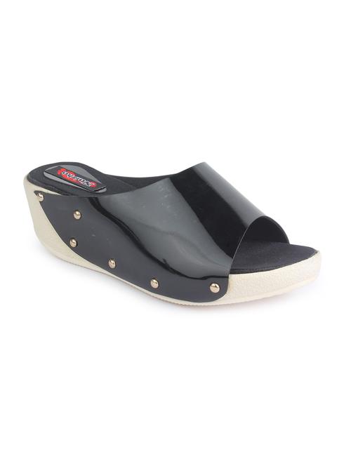black synthetic wedge - 12312250 - Very Small Image - 1