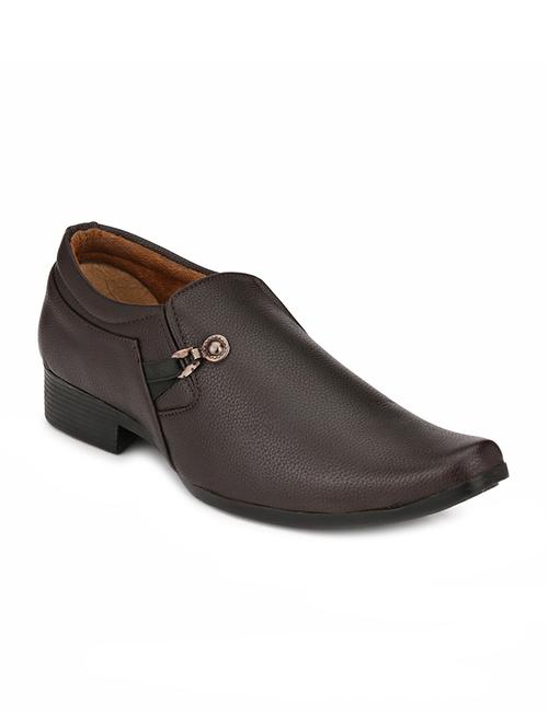 brown Leatherette slip on - 12317091 - Very Small Image - 1