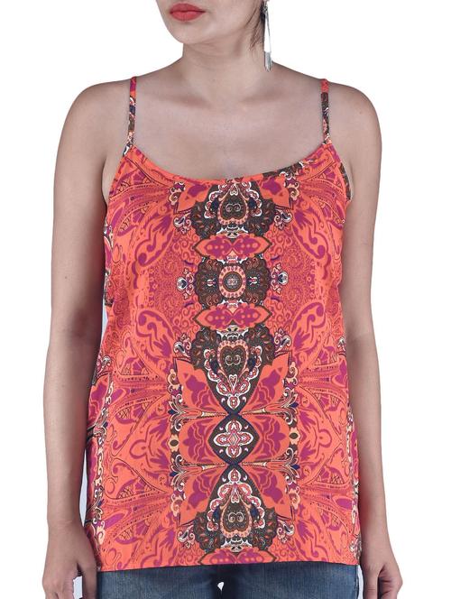 multicolor printed sleeveless top - 1231942 - Very Small Image - 1