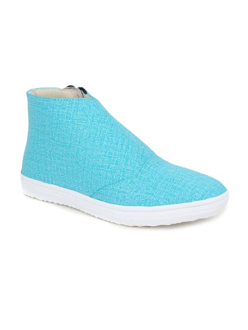 teal leatherette sneaker - 12322000 - Very Small Image - 1