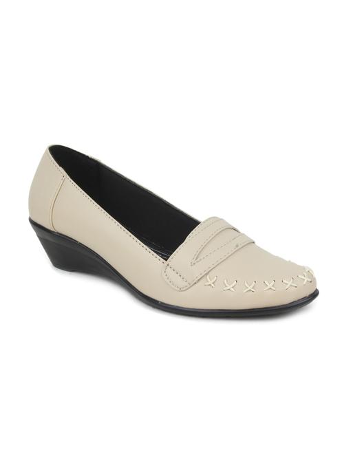 beige synthetic formal shoe - 12322316 - Very Small Image - 1