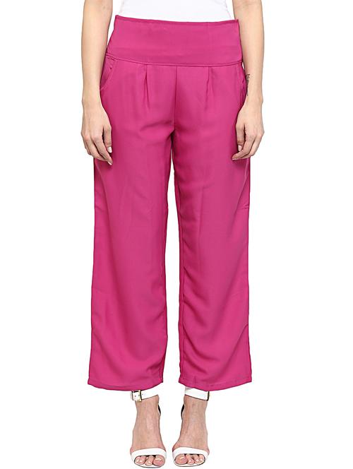 high rise pleated palazzo - 12322324 - Very Small Image - 1