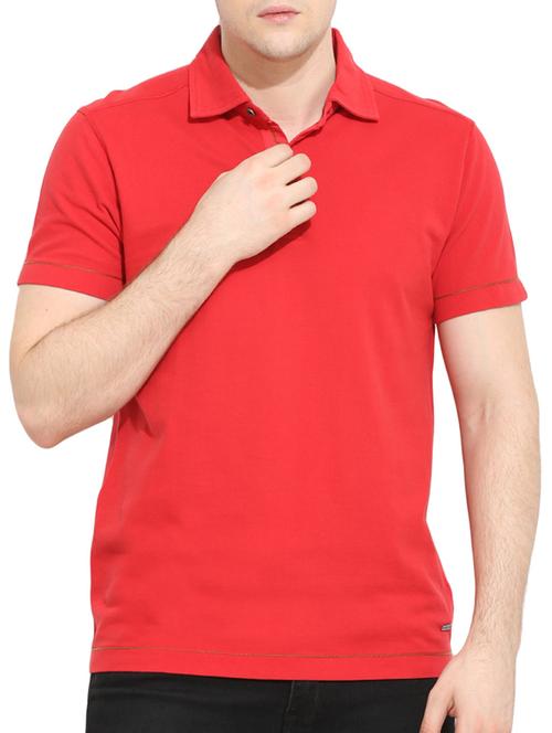 red cotton tshirt - 12323437 - Very Small Image - 1