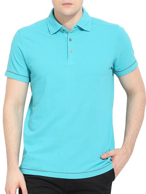 light blue cotton tshirt - 12323439 - Very Small Image - 1