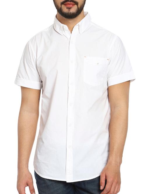 noble faith men's 100% cotton slim fit half sleeves shirt - 12323533 - Very Small Image - 1