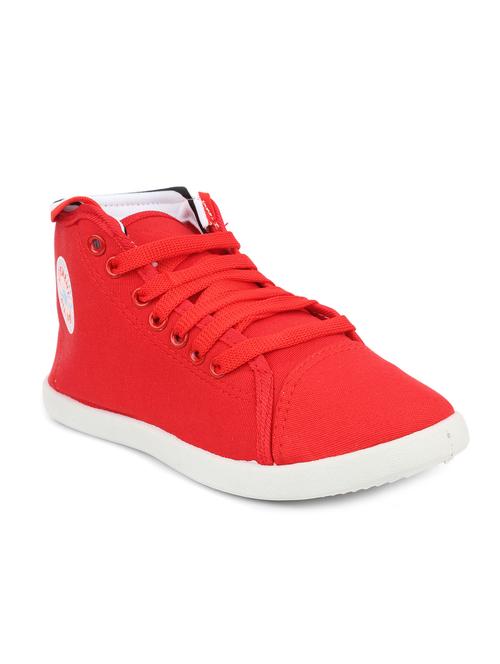 red canvas sneaker - 12326219 - Very Small Image - 1