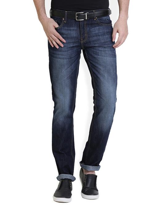 blue cotton regular jean - 12329966 - Very Small Image - 1
