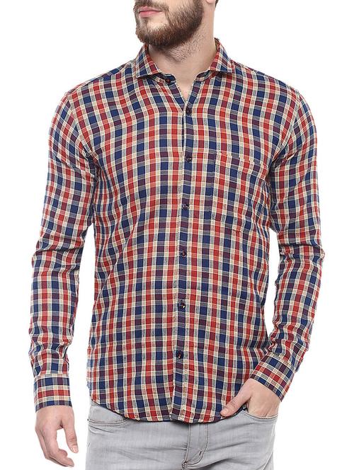 multi cotton casual shirt - 12330049 - Very Small Image - 1