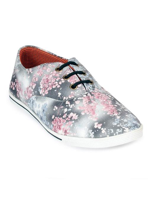 grey leatherette sneaker - 12331760 - Very Small Image - 1