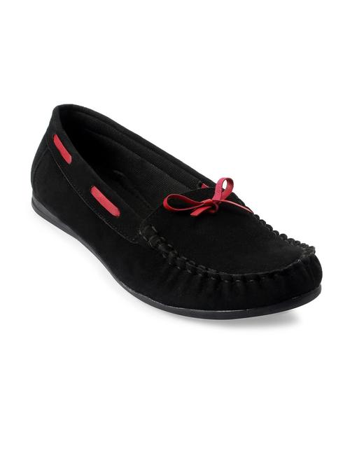 black faux leather loafer - 12331778 - Very Small Image - 1