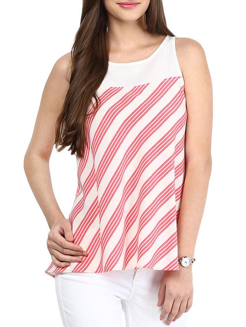 keyhole back striped top - 1233262 - Very Small Image - 1