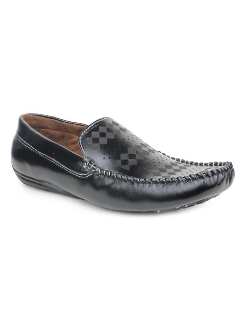 black synthetic slip on loafers - 12333933 - Very Small Image - 1