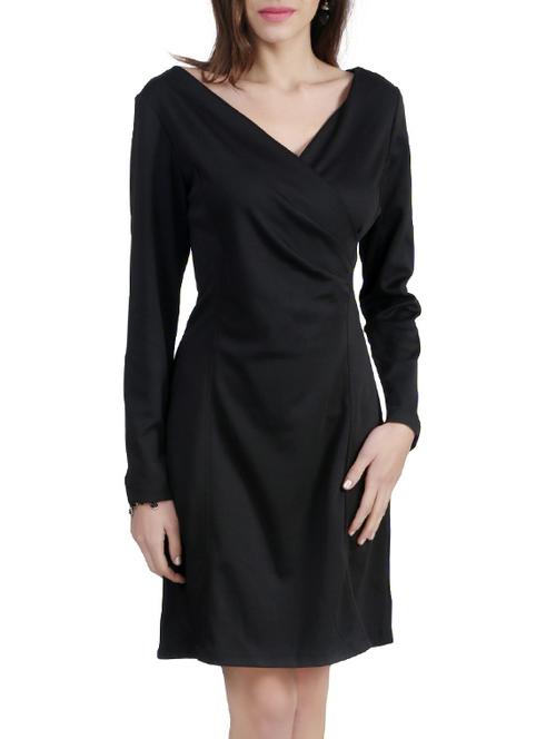 solid black hosery dress - 12334222 - Very Small Image - 1