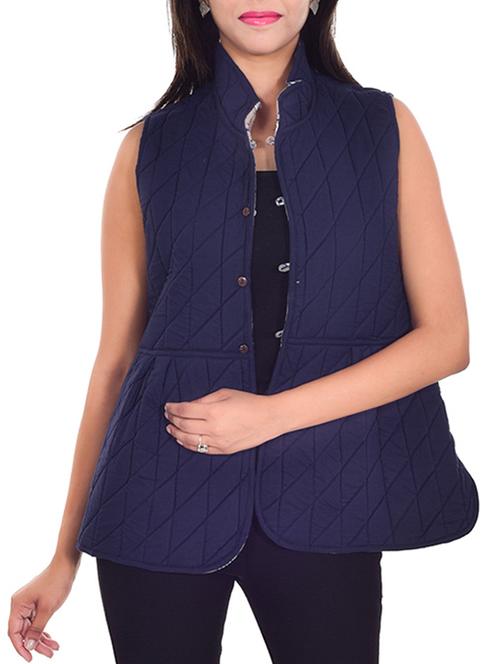 cotton quilted reversible jacket - 12334705 - Very Small Image - 1