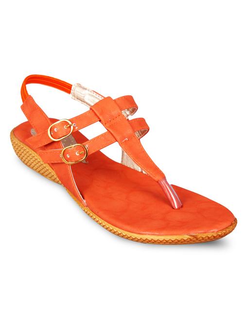 orange back strap sandal - 12336255 - Very Small Image - 1
