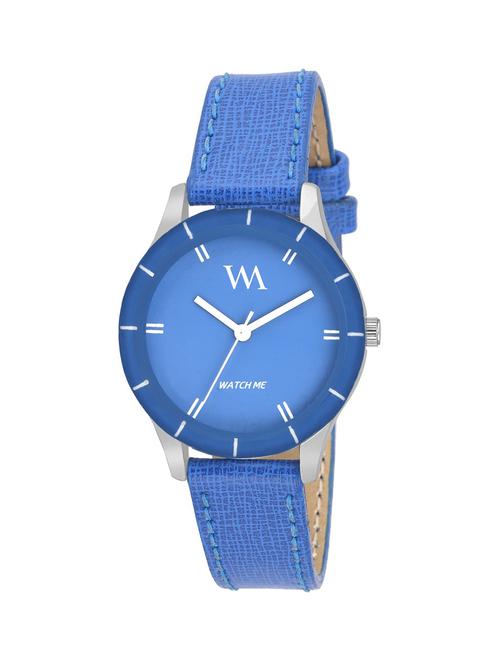 blue analogue wrist watch - 12338009 - Very Small Image - 1