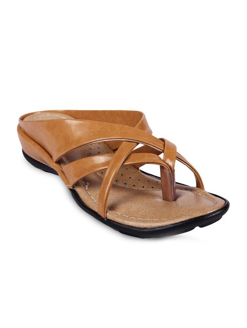 brown patent leather sandal - 12338279 - Very Small Image - 1