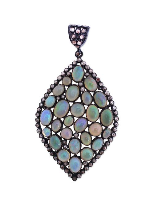 orange silver pendant - 12338894 - Very Small Image - 1