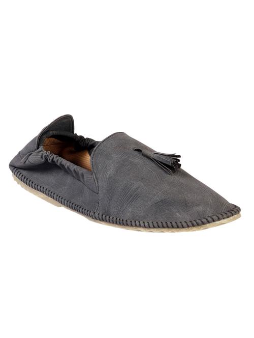 grey leatherette slip on juti - 12339384 - Very Small Image - 1