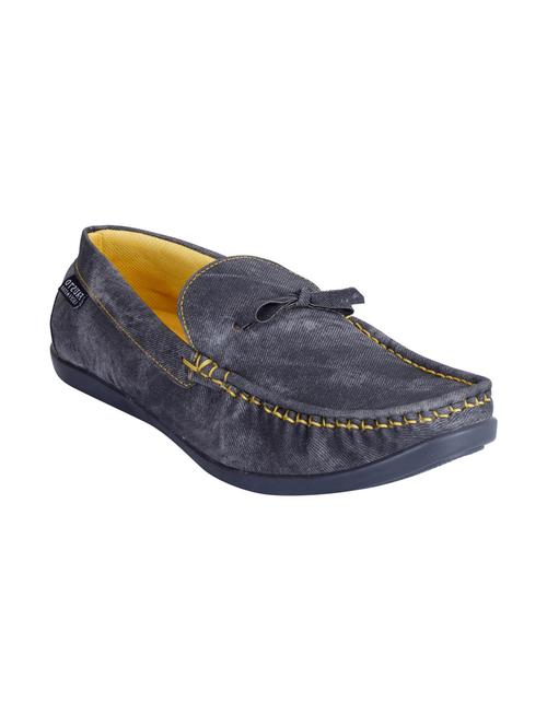 black synthetic slip on loafers - 12340005 - Very Small Image - 1