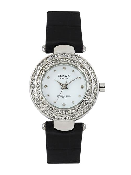 omax white dial women's watch - ls131 - 12341309 - Very Small Image - 1