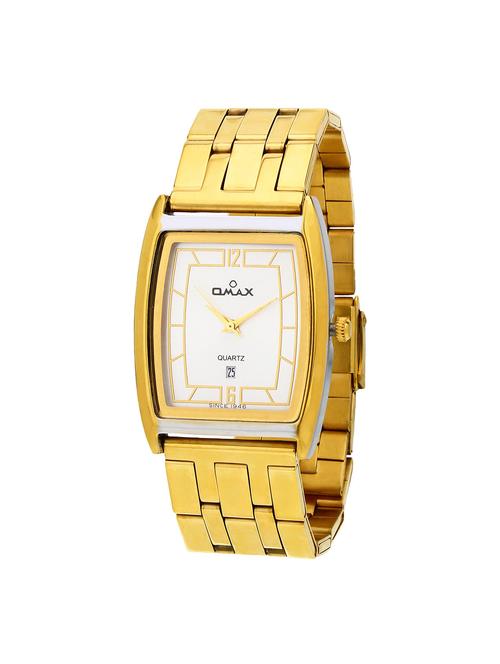 omax white dial men's watch - bgs174tq003 - 12341469 - Very Small Image - 1