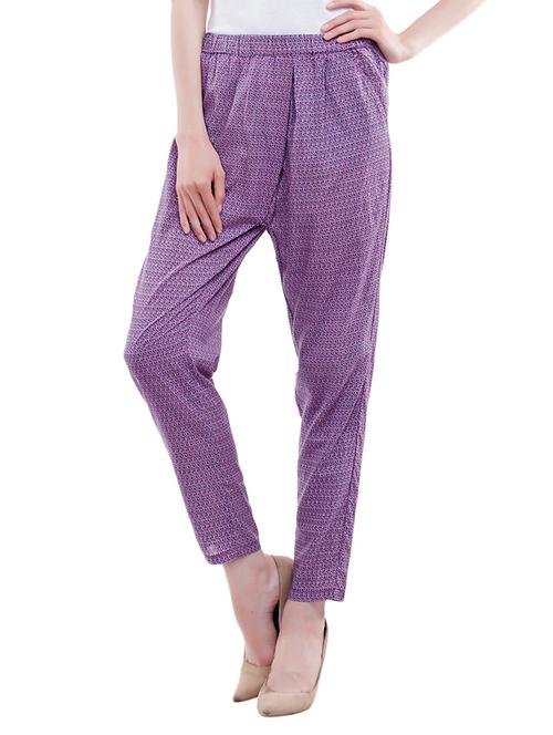 purple viscose pajama - 12341567 - Very Small Image - 1