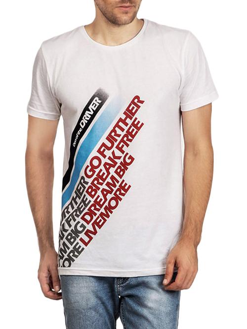 white cotton t-shirt - 12343847 - Very Small Image - 1