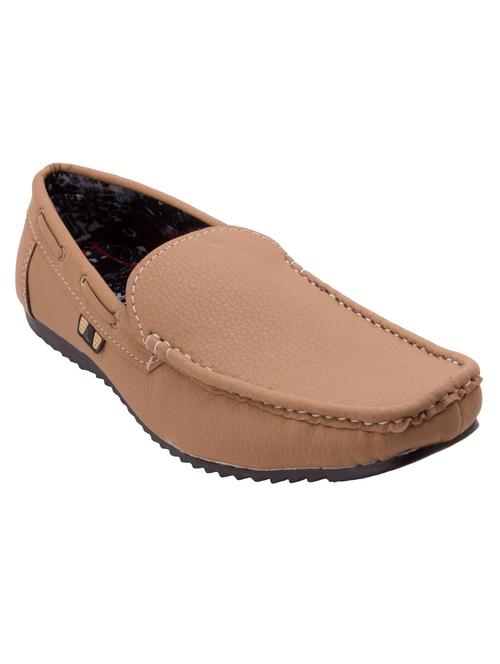 beige synthetic slip on loafers - 12347608 - Very Small Image - 1