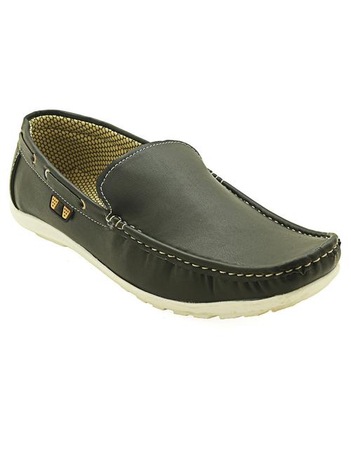 black synthetic slip on loafers - 12347621 - Very Small Image - 1