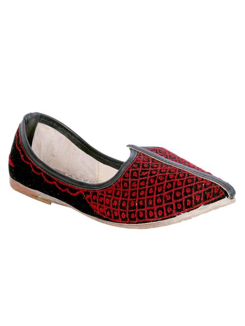 red leather slip on jutis - 12347697 - Very Small Image - 1