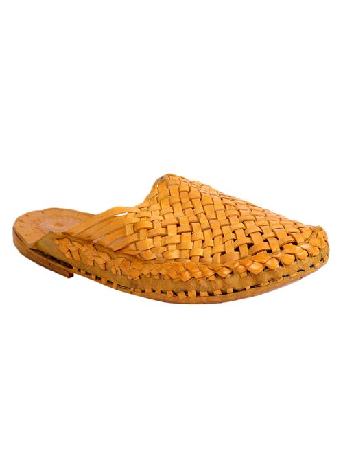 tan leather slip on mule - 12347707 - Very Small Image - 1