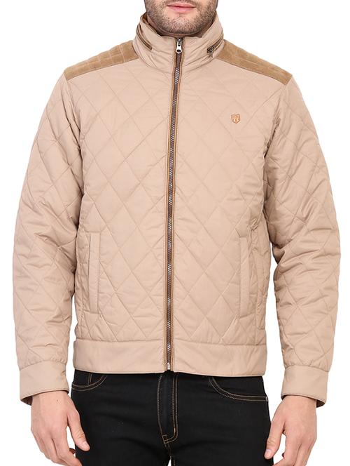 beige nylon casual jacket - 12348781 - Very Small Image - 1
