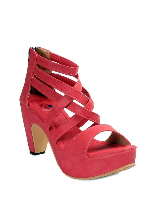 red leatherette sandal - 12356316 - Very Small Image - 1