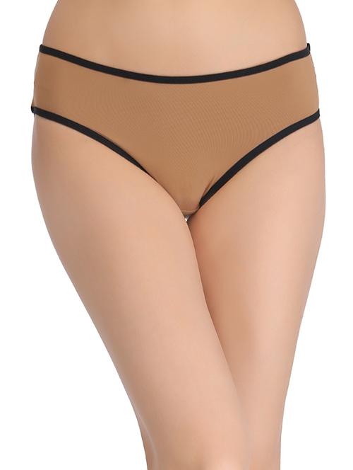 light brown cotton panty - 12358114 - Very Small Image - 1